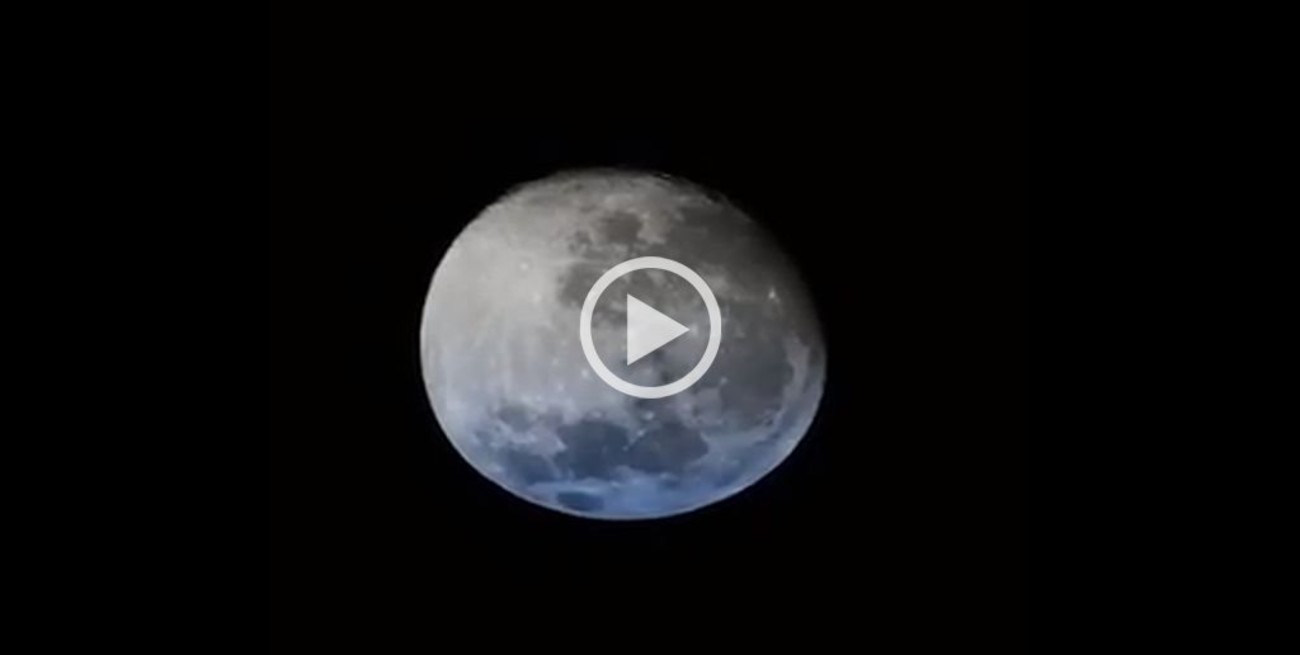 Viral: así se ve la puesta de la Luna desde la Estación Espacial Internacional