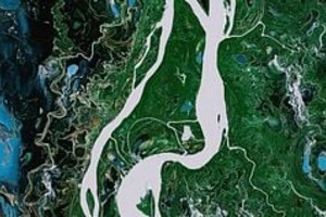 Fotodigitalización de Google earth El sector comprende unas 3 mil hectáreas en adyacencias de la localidad de Gaboto, en el departamento San Jerónimo.