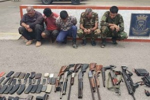 Gentileza Algunos de los implicados en la operación que fueron capturados en Venezuela.