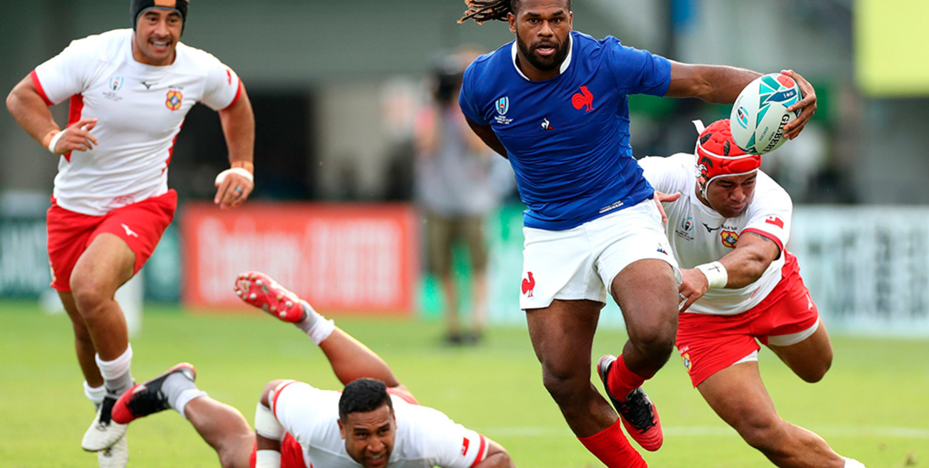 Francia derrotó a Tonga y eliminó a Los Pumas 