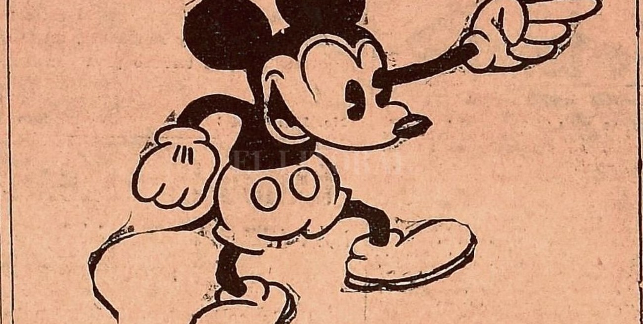 El ratón Mickey y su paso por El Litoral