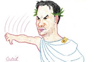 ELLITORAL_223799 |  Ilustración: Lucas Cejas No podemos votar una ley que permita que alguien que robó se vuelva a su casa, porque es un menor , advirtió desde su banca el senador radical Lisandro Enrico.