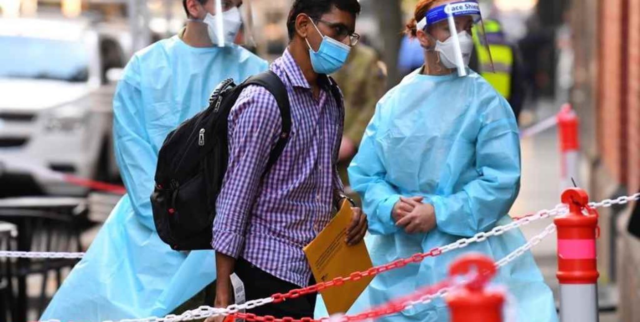 Australia confirmó por primera vez más de 1.000 casos de coronavirus en 24 horas 