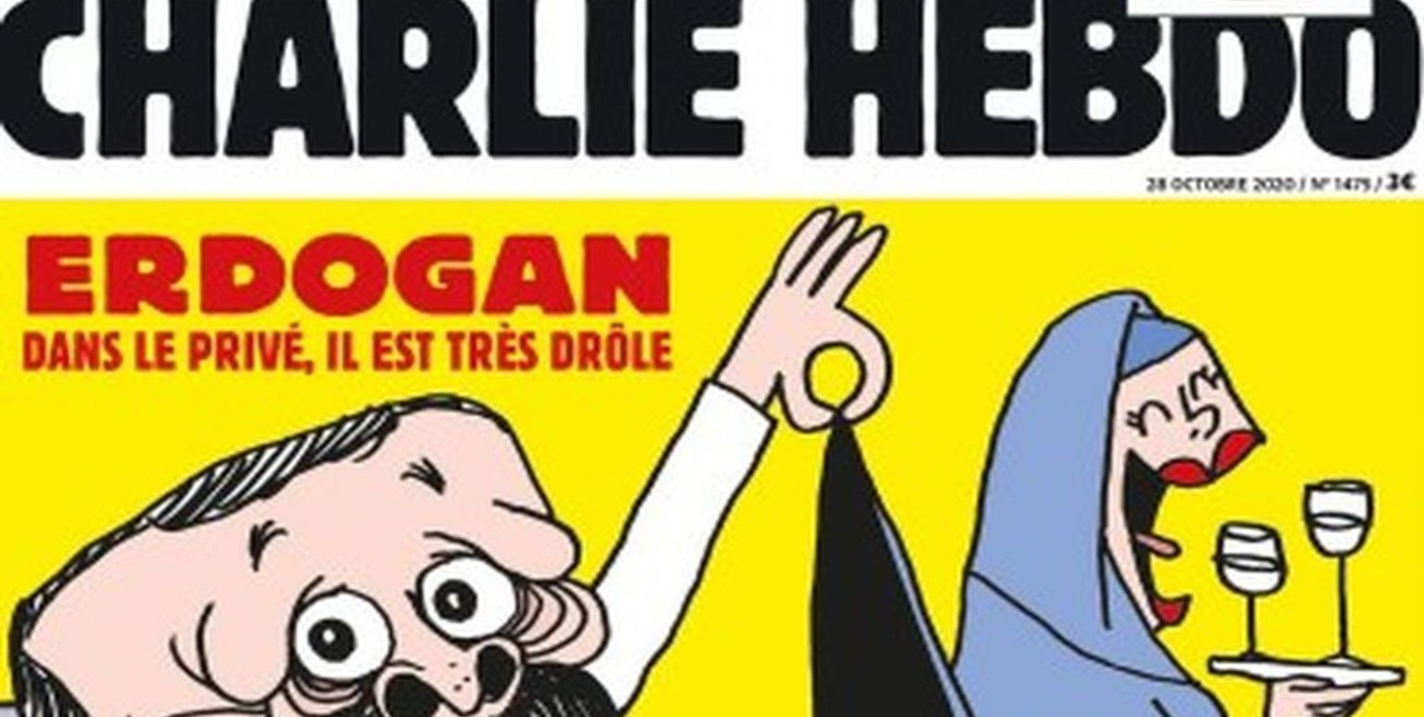 Charlie Hebdo desató la ira de Turquía con una caricatura Erdogan y otra mención a Mahoma