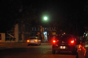 ELLITORAL_221113 |  Archivo El Litoral La zona de San Martín y Mariano Comas, donde se produjo el violento robo este miércoles por la noche.