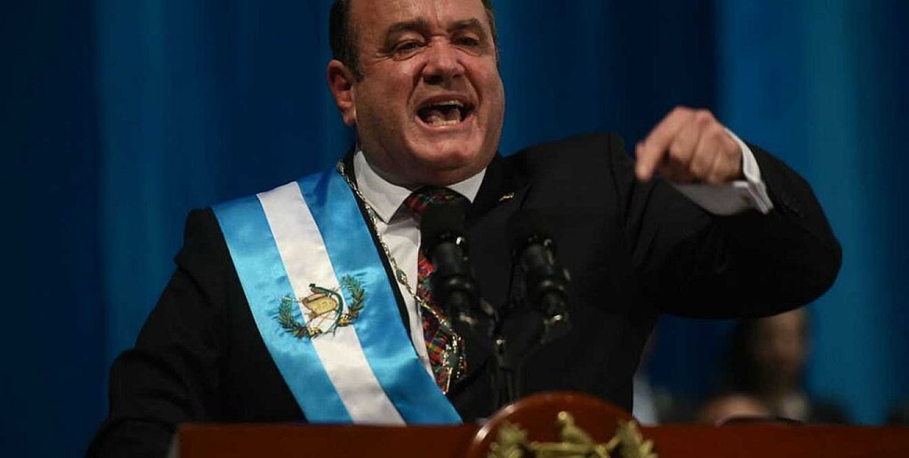 El presidente de Guatemala pidió al Congreso que restablezca la pena de muerte