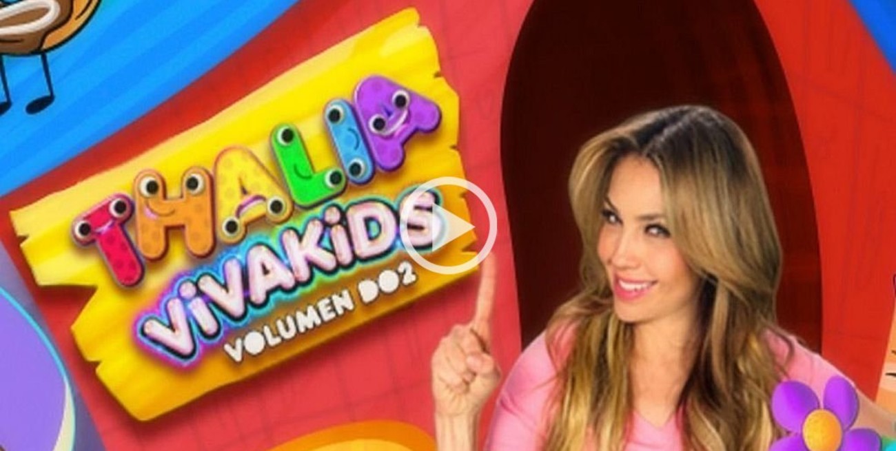 Video: Thalía lanzó un single infantil un poco "escatológico" y ya es viral