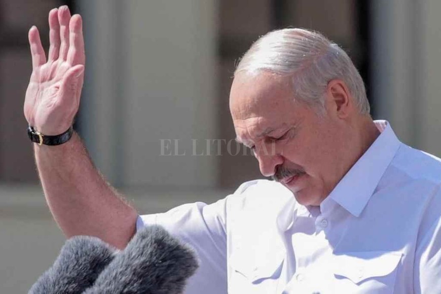 ELLITORAL_320547 |  Gentileza Impopular. Alexander Lukashenko, presidente bielorruso desde 1994, ordenó la represión de las manifestaciones en su contra. Solo le quedaba el apoyo de Moscú y  con reservas .