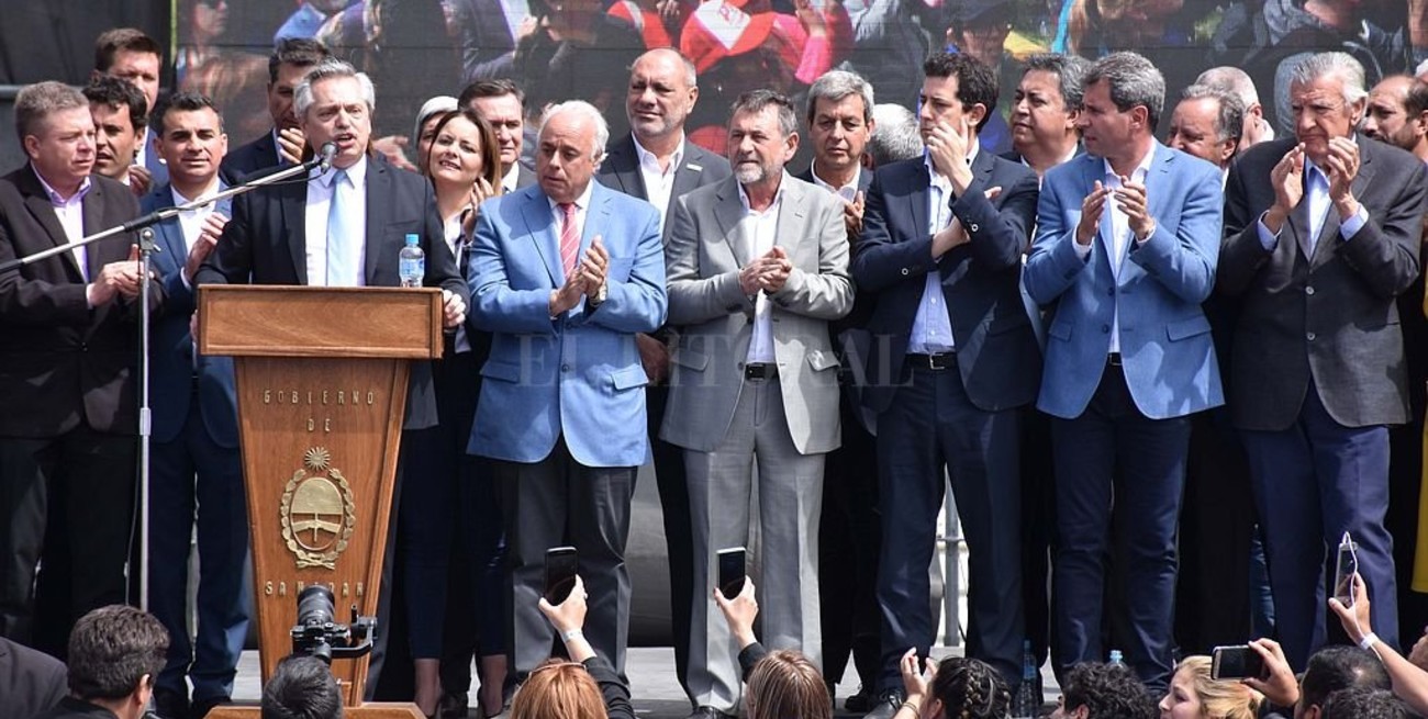 Alberto Fernández: "Vamos a hacer un gobierno de un presidente con 24 gobernadores"