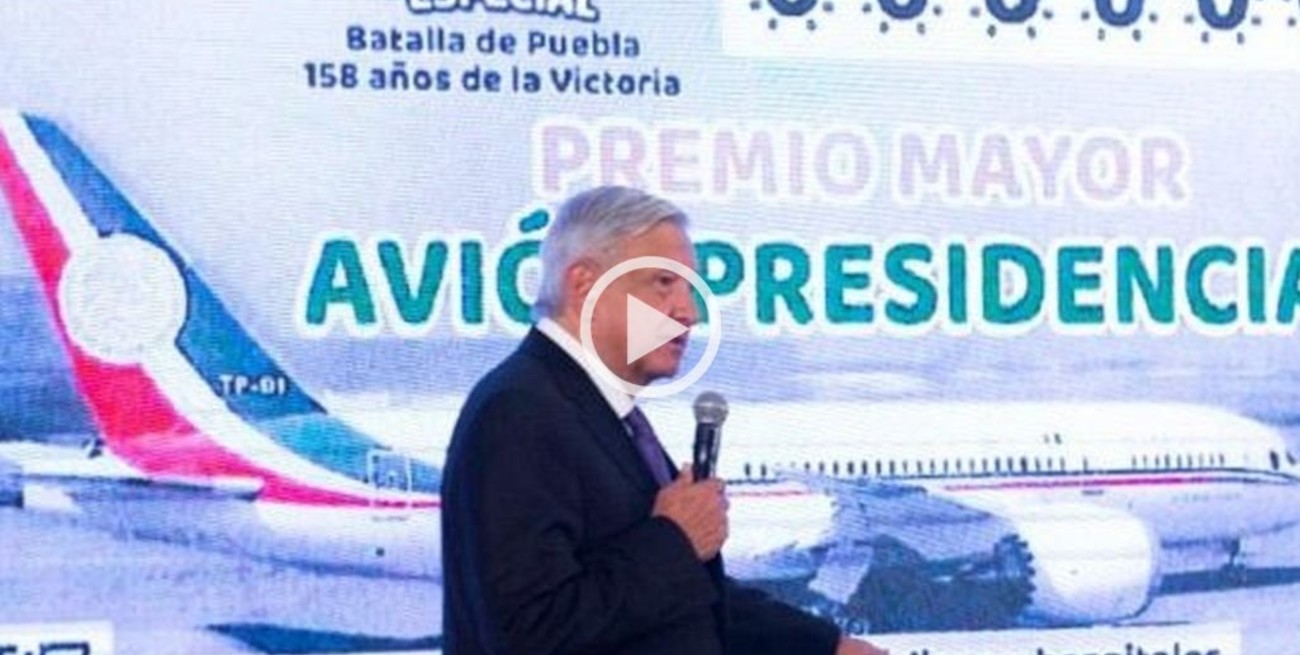 México destinará la recaudación de la "rifa del avión presidencial" a la compra de insumos médicos