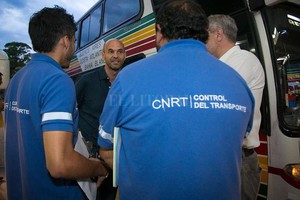 Prensa CNRT Control realizado por la CNRT en la terminal porteña de Retiro.
