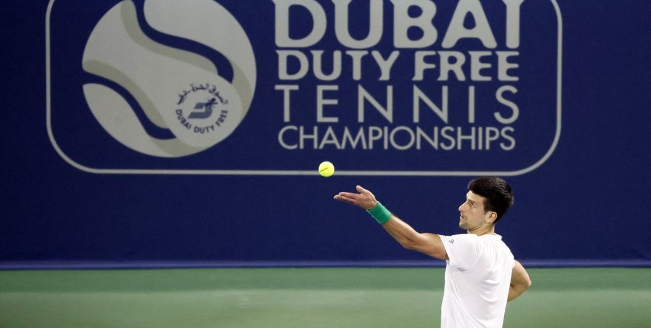 Djokovic jugará este lunes su primer partido del año en el ATP 500 de Dubái
