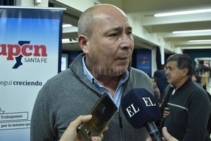 ELLITORAL_261511 |  Archivo El Litoral / Guillermo Di Salvatore Jorge Molina, secretario General de UPCN.