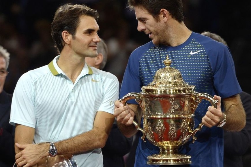 ELLITORAL_208222 |  Internet En el 2013, Del Potro se quedó con el trofeo de Basilea, derrotando al anfitrión, Roger Federer.