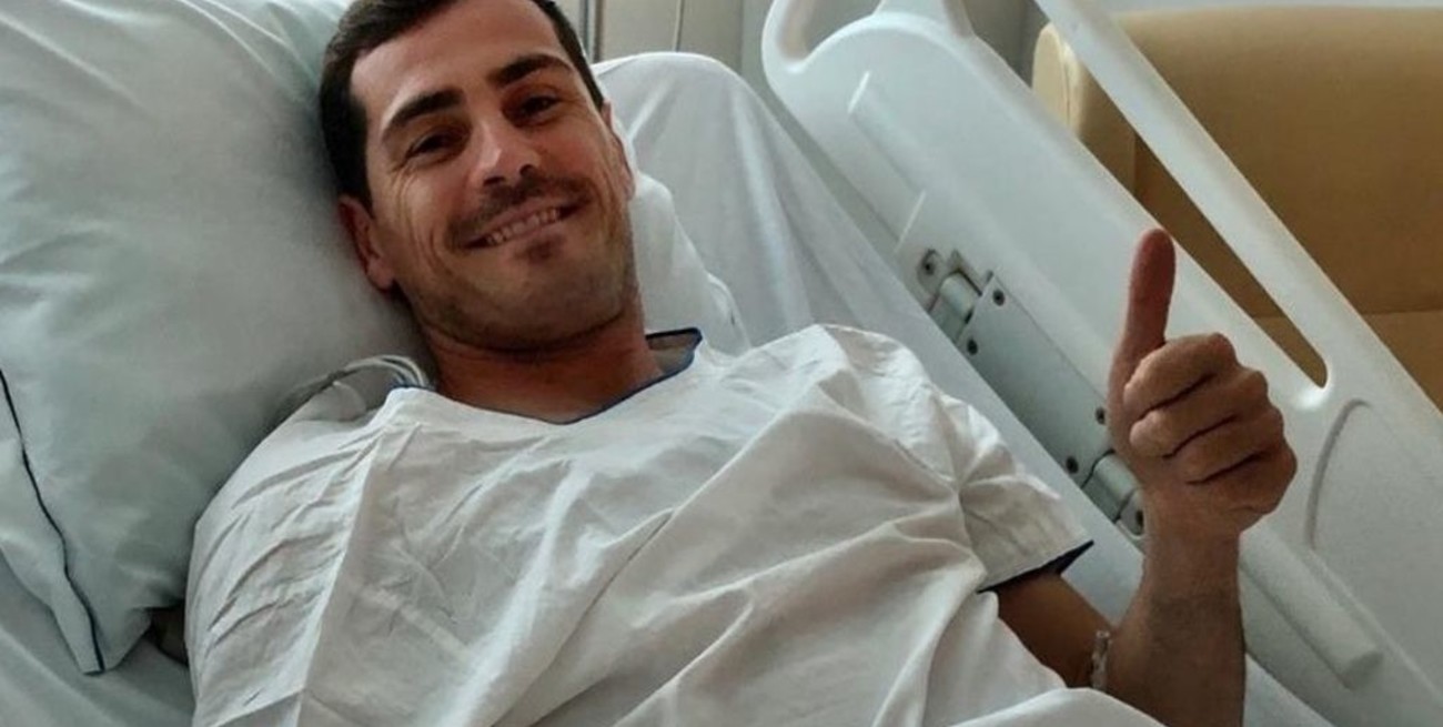 Casillas, después del infarto: "Estoy bien y tranquilo"