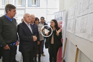 Archivo Hace un mes el gobernador recorrió las obras. El 13 de septiembre serían inauguradas