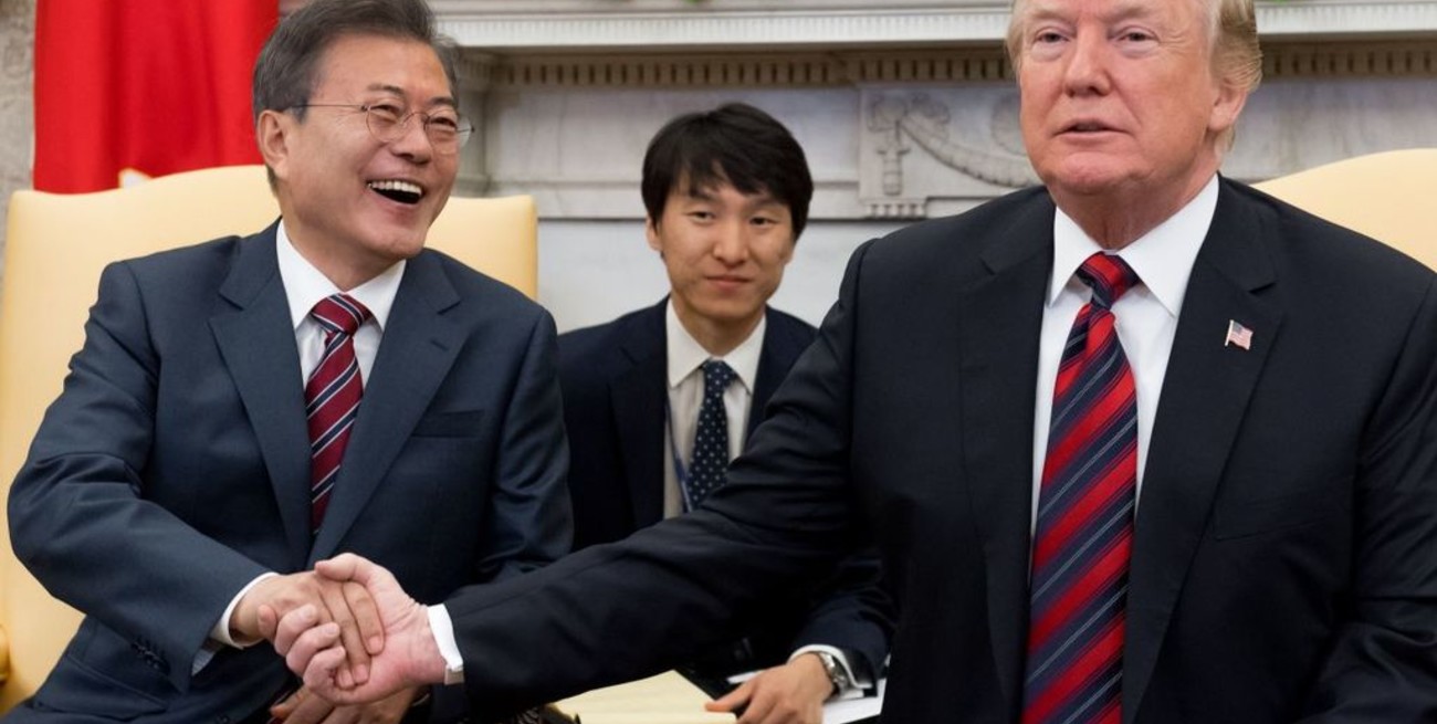Moon y Trump buscan reactivar el diálogo con Corea del Norte