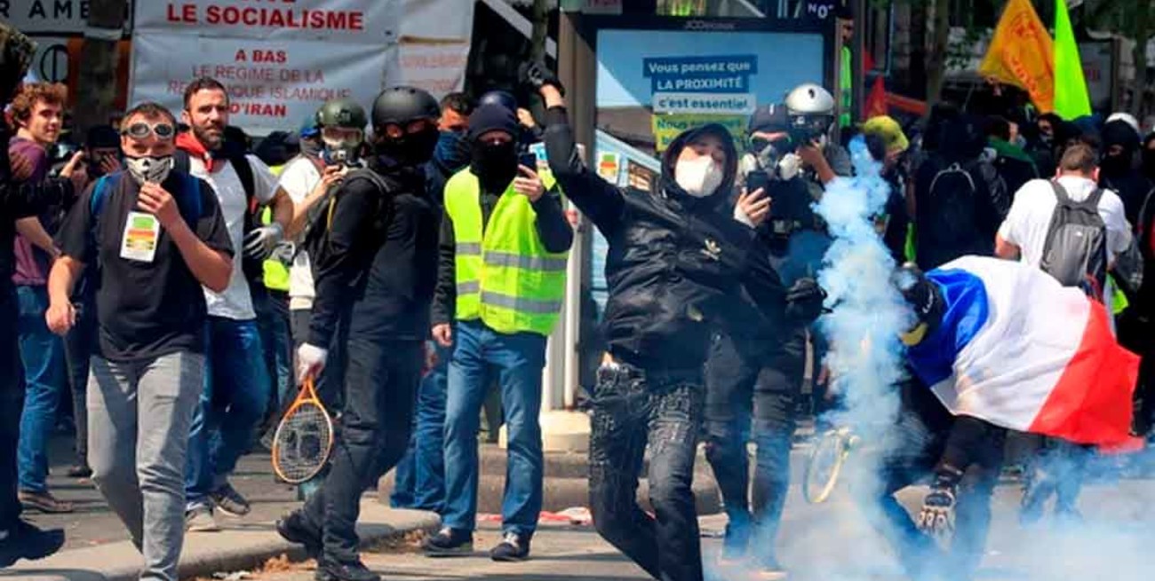 Día del Trabajador en Francia: más de 160 detenidos en protestas