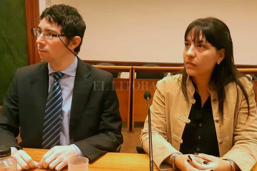 ELLITORAL_245419 |  Gentileza La fiscal que investigó los ilícitos es Alejandra Del Río Ayala, quien en el debate estuvo acompañada por el fiscal Matías Broggi.