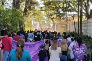 ELLITORAL_407499 |  Archivo El Litoral Marcha en Rincón para pedir justicia por las víctimas de los abusos.