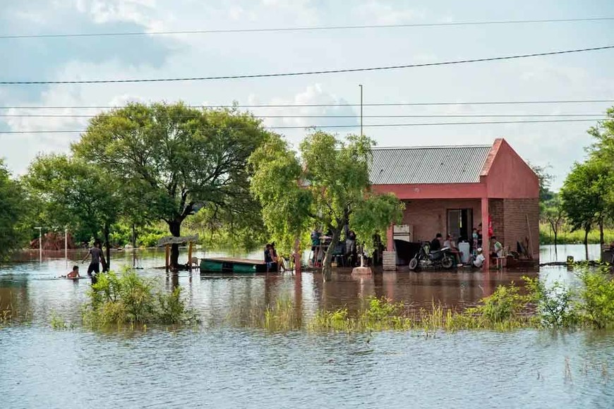 ELLITORAL_235743 |  La Nación Localidades chaqueñas muy afectadas por la seguidilla de lluvias y la acumulación de agua
