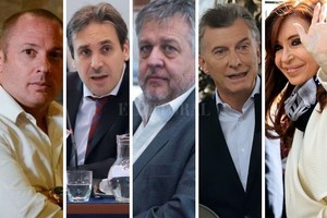 ELLITORAL_242295 |  El Litoral D´Alessio, Ramos Padilla, Stornelli, Macri y Cristina Fernández.