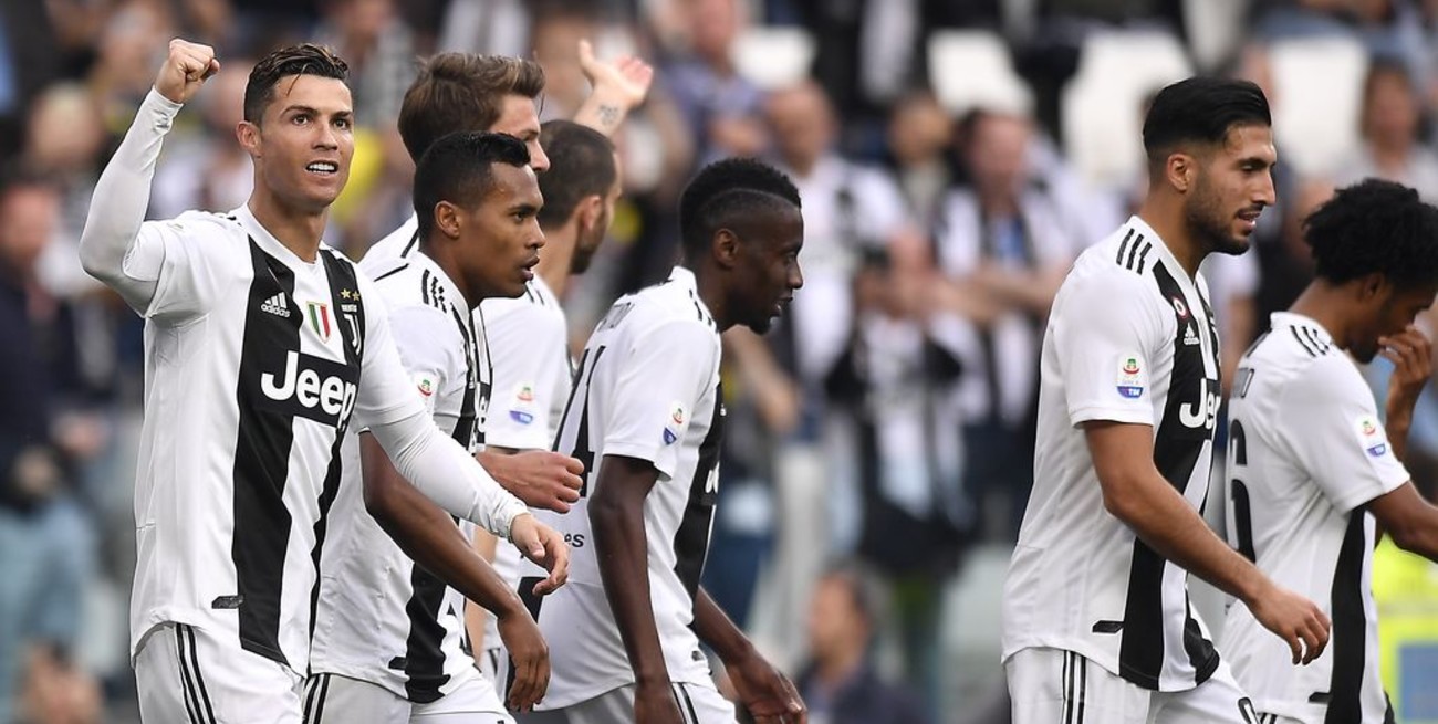 Con Dybala y Ronaldo, Juventus se consagró campeón de Italia por octavo año consecutivo