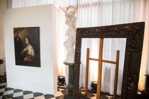 ELLITORAL_234001 |  Marcelo Manera En su hábitat natural. El cuadro que fue robado hace más de tres décadas retorna al museo rosarino que lo albergó desde siempre. Ahora tendrá un proceso de restauración y para mediados de 2019 se prevé que podrá volver a ser exhibido al público