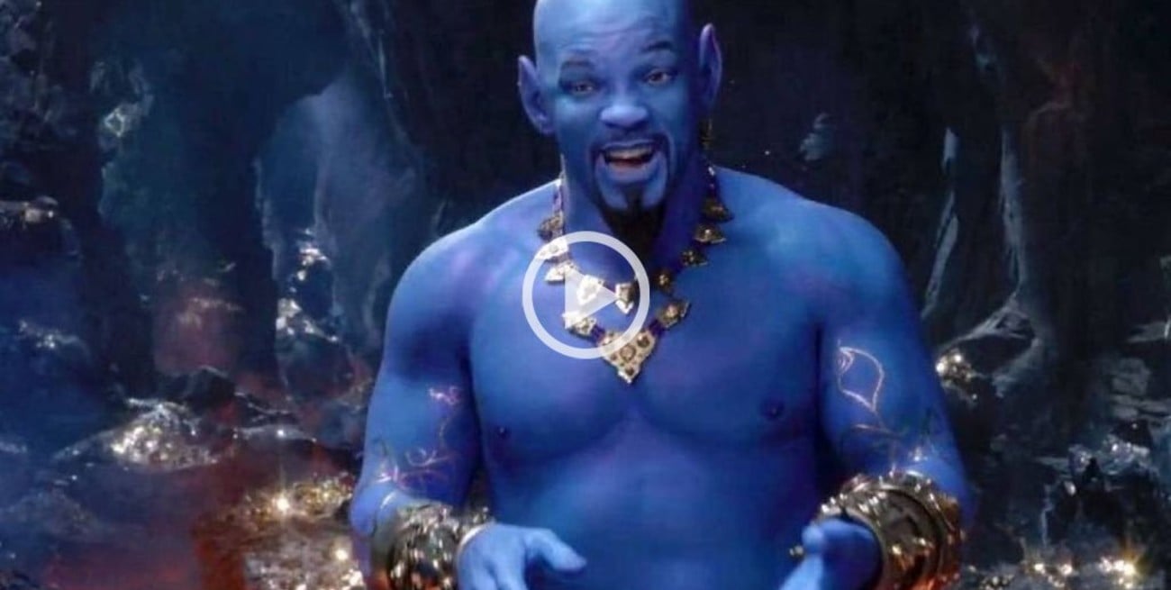 Disney presentó el tráiler de "Aladdín" con Will Smith como el Genio