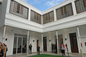 Flavio Raina Instituto N° 12 Gastón Gori, donde se realizará el Congreso.