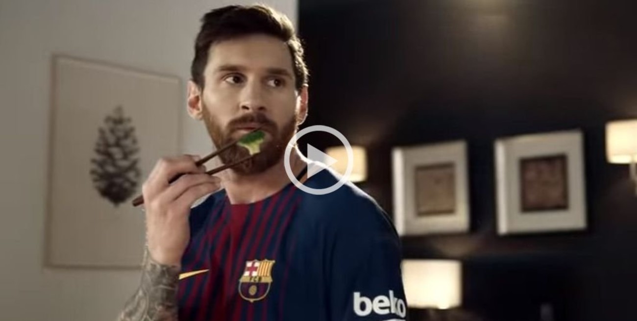 Messi y el brócoli: La nueva publicidad de los jugadores del Barcelona