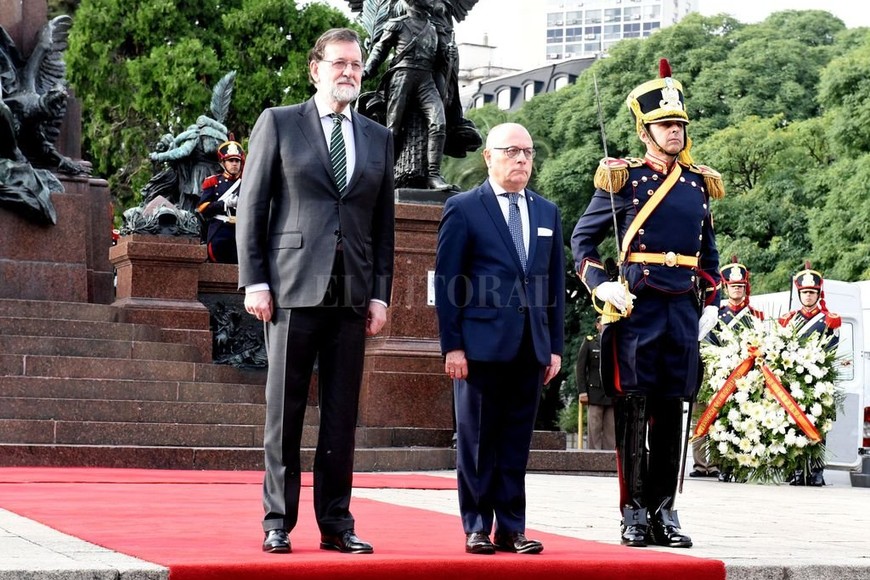 ELLITORAL_208236 | Cancillería Mariano Rajoy llegó a Argentina. Hace once años que España no se interesaba por Argentina.