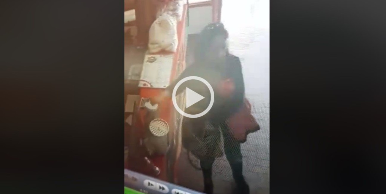 Video: Fue a comprar empanadas y se robó el frasco de propinas del local
