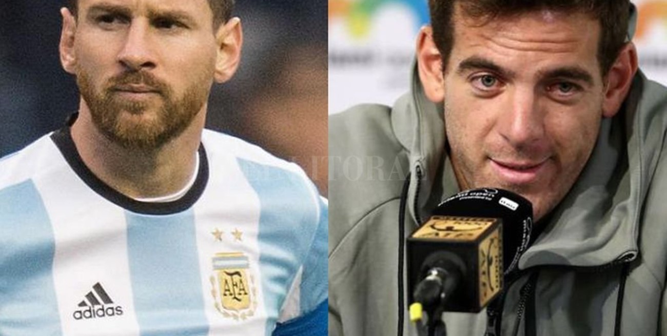 Del Potro: " Si alguien merece ganar el Mundial es Messi y sus compañeros"
