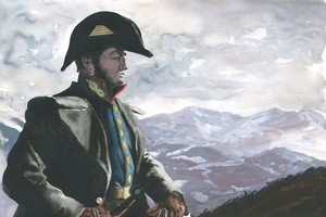 ELLITORAL_205331 |  Ilustración: Lucas Cejas San Martín exaltó el honor como un valor supremo para quienes lo rodeaban, hizo del sacrificio de su vida privada una ofrenda a su objetivo libertario. Sin embargo, fue víctima de calumnias e injurias.