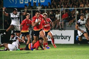 ELLITORAL_289125 |  Prensa Ceibos No dejó dudas. Ceibos marcó el rumbo del partido y pergeñó un triunfo inobjetable ante la franquicia paraguaya.