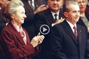 Captura digital Elena y Nicolae Ceausescu, quienes fueron fusilados el 25 de diciembre de 1989.