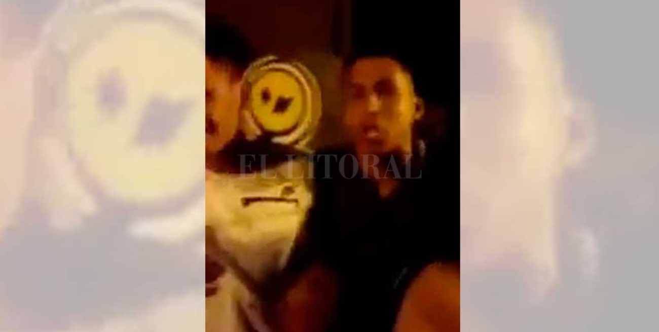 Filmaron a un jugador de Rosario Central agrediendo a una chica
