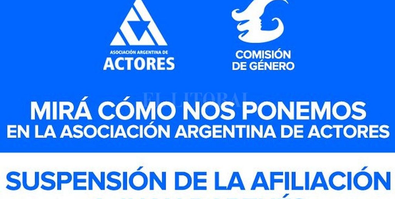 La Asociación Argentina de Actores suspendió a Juan Darthés