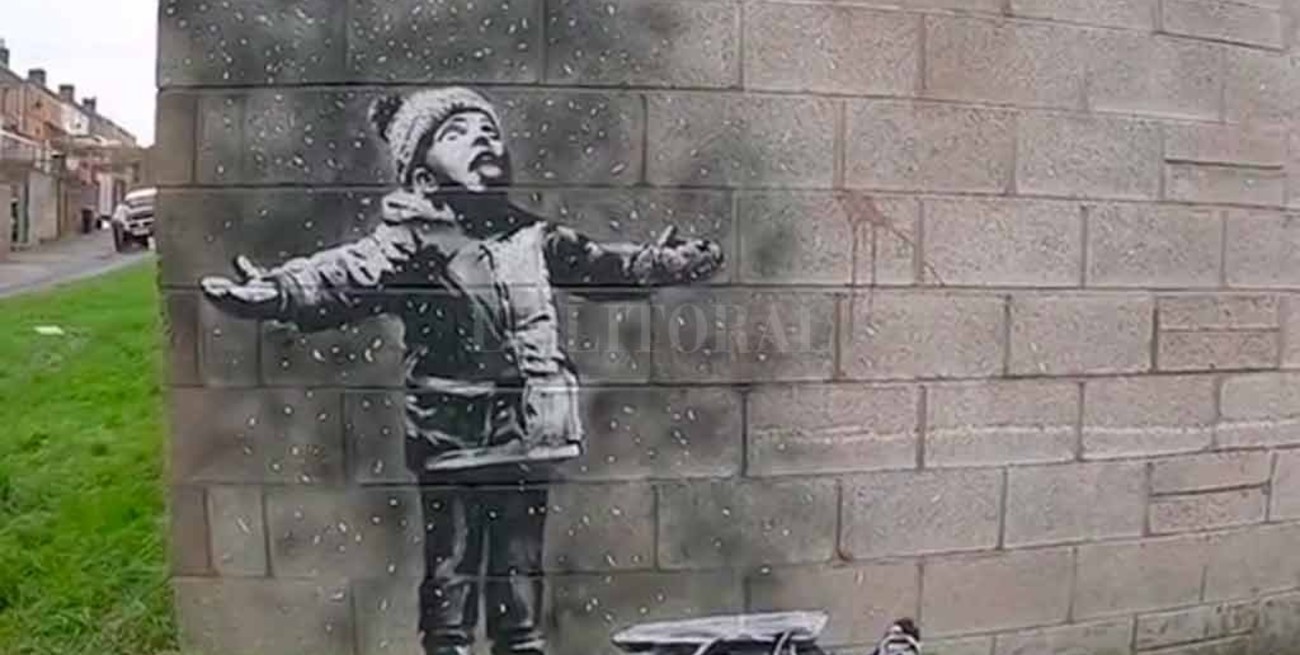 Sorpresa en Gales por un nuevo mural de Banksy 