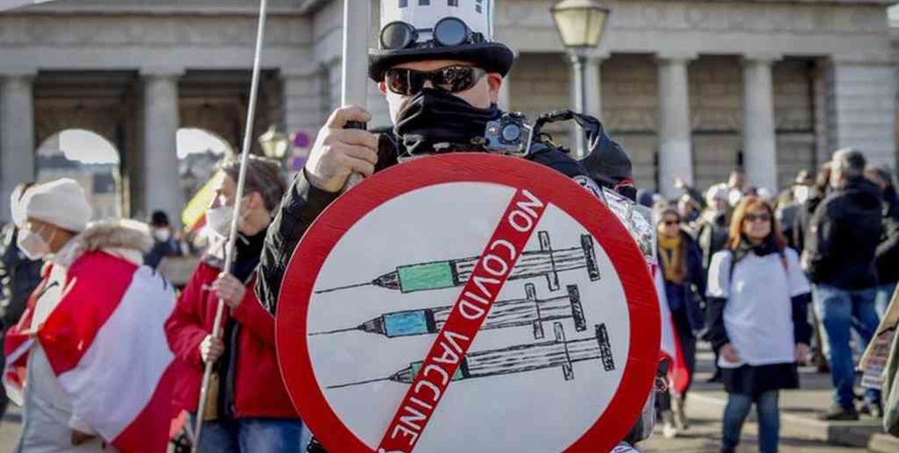 Continúan las protestas en Austria por la vacunación obligatoria contra el Covid-19