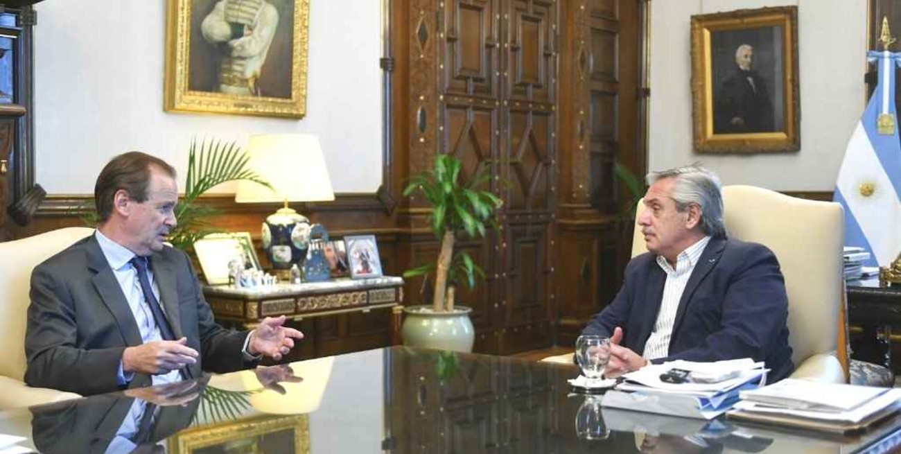 Alberto Fernández se reunió con el gobernador de Entre Ríos, Gustavo Bordet