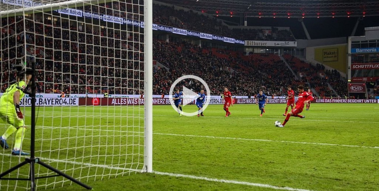 Gol de Alario en el triunfo del Bayer Leverkusen