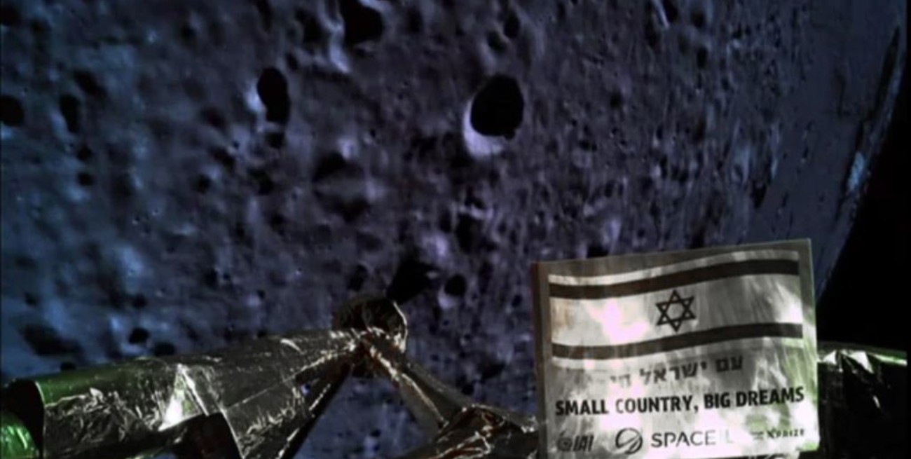 Israel no pudo alunizar: la sonda espacial se estrelló en el descenso