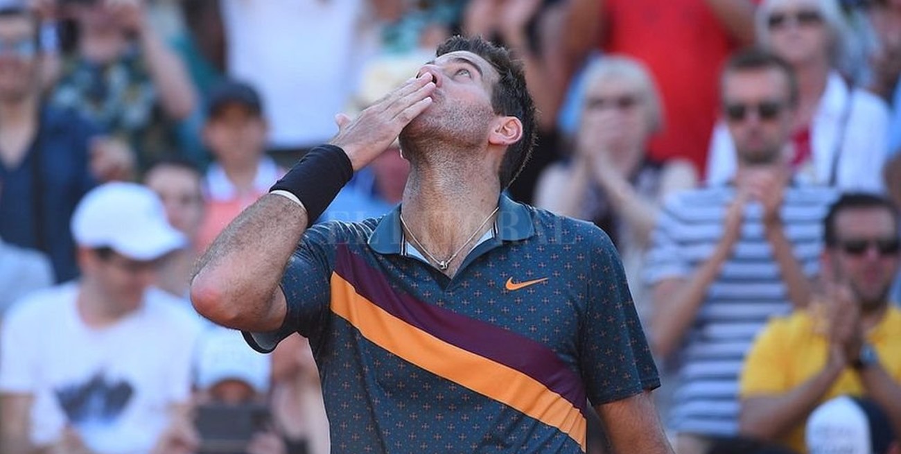 Contundente triunfo de Del Potro para meterse en octavos de final de Roland Garros