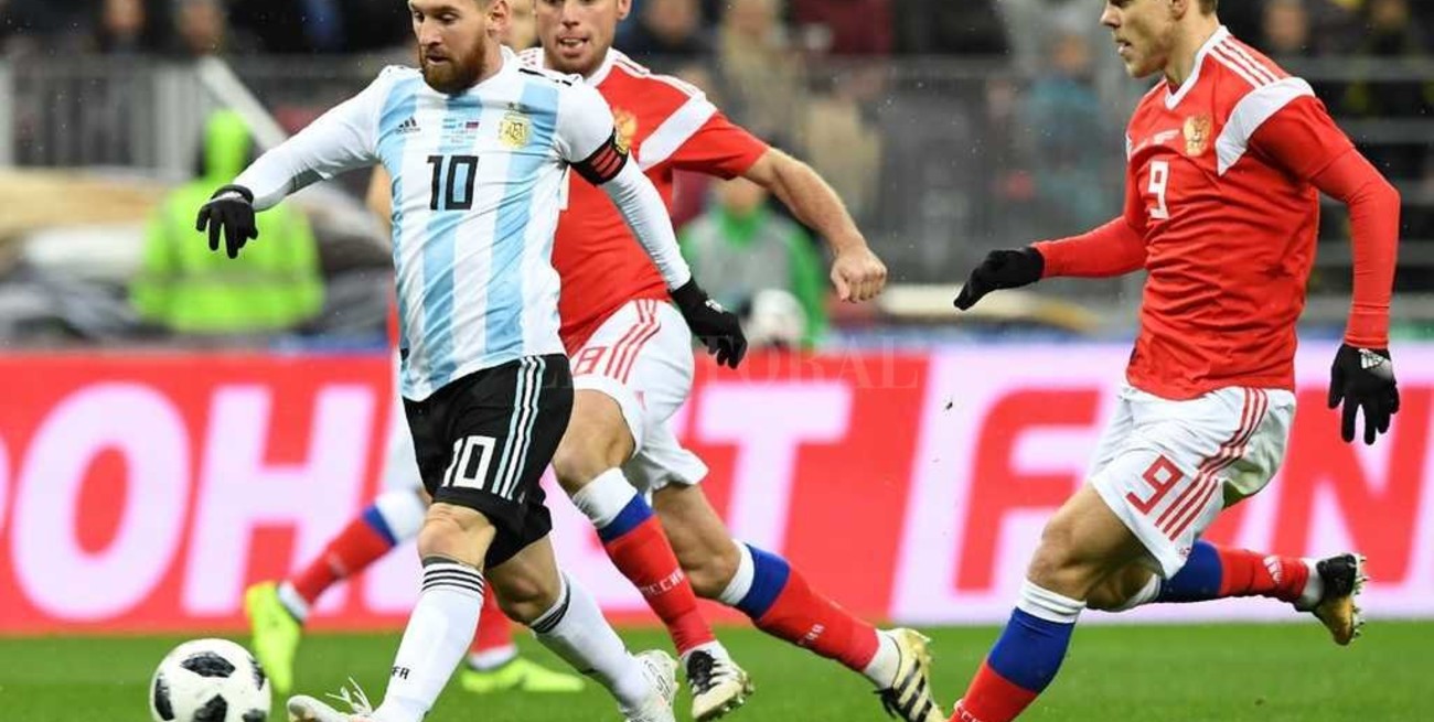 Argentina le ganó a Rusia con gol de Agüero
