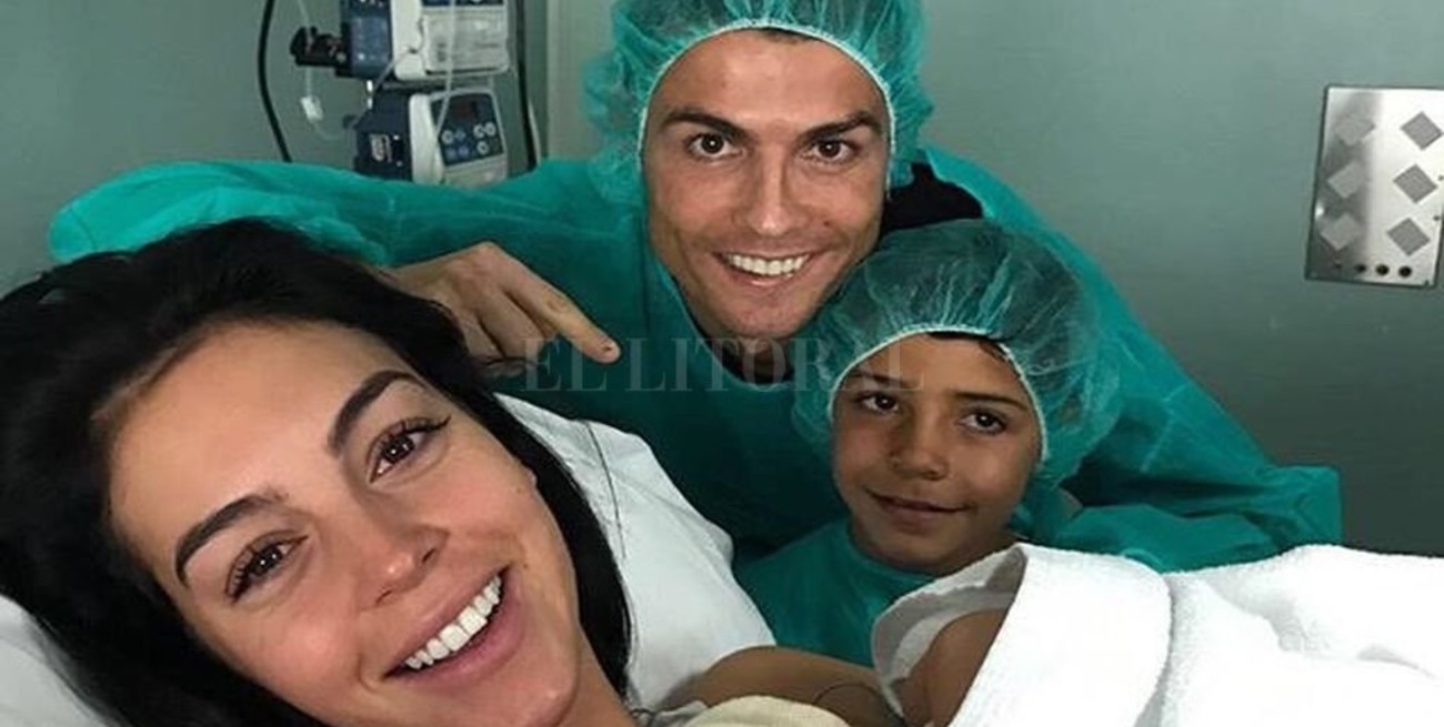 Cristiano Ronaldo celebró el nacimiento de su hija Alana Martina