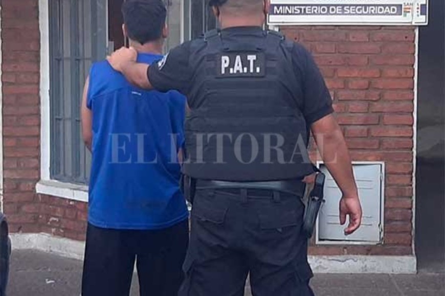 ELLITORAL_430796 |  Archivo El Litoral Moreyra fue aprehendido por los efectivos de la comisaría 26.