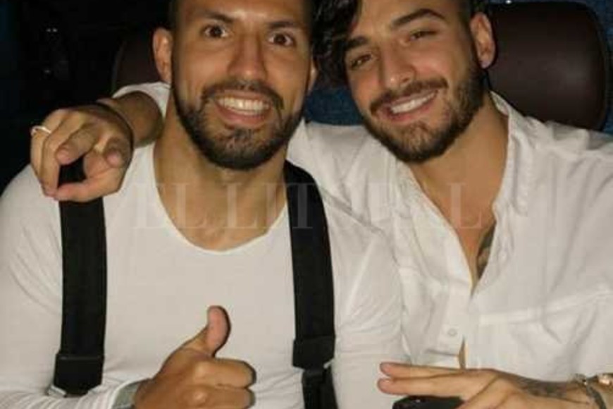 ELLITORAL_191555 | Instagram Agüero Junto al cantante Maluma