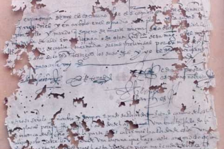 ELLITORAL_195682 |  Archivo El Litoral Acta de fundación de la ciudad de Santa Fe